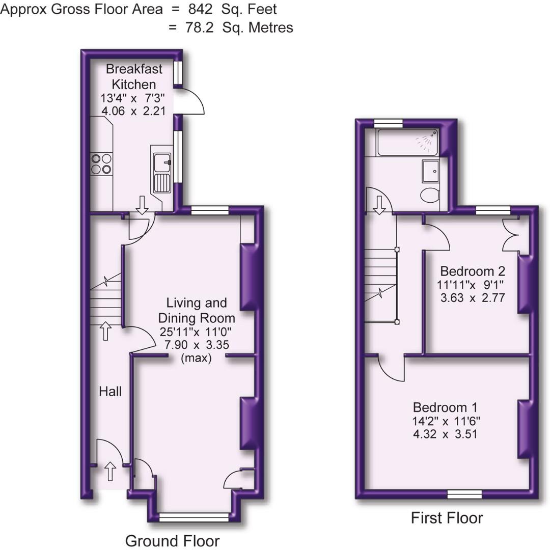 55, Bold Street, Cheshire floorplan