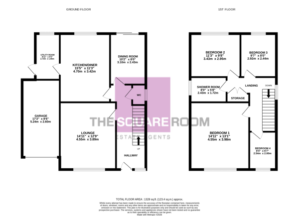 25, Snowshill Crescent, Cleveleys floorplan