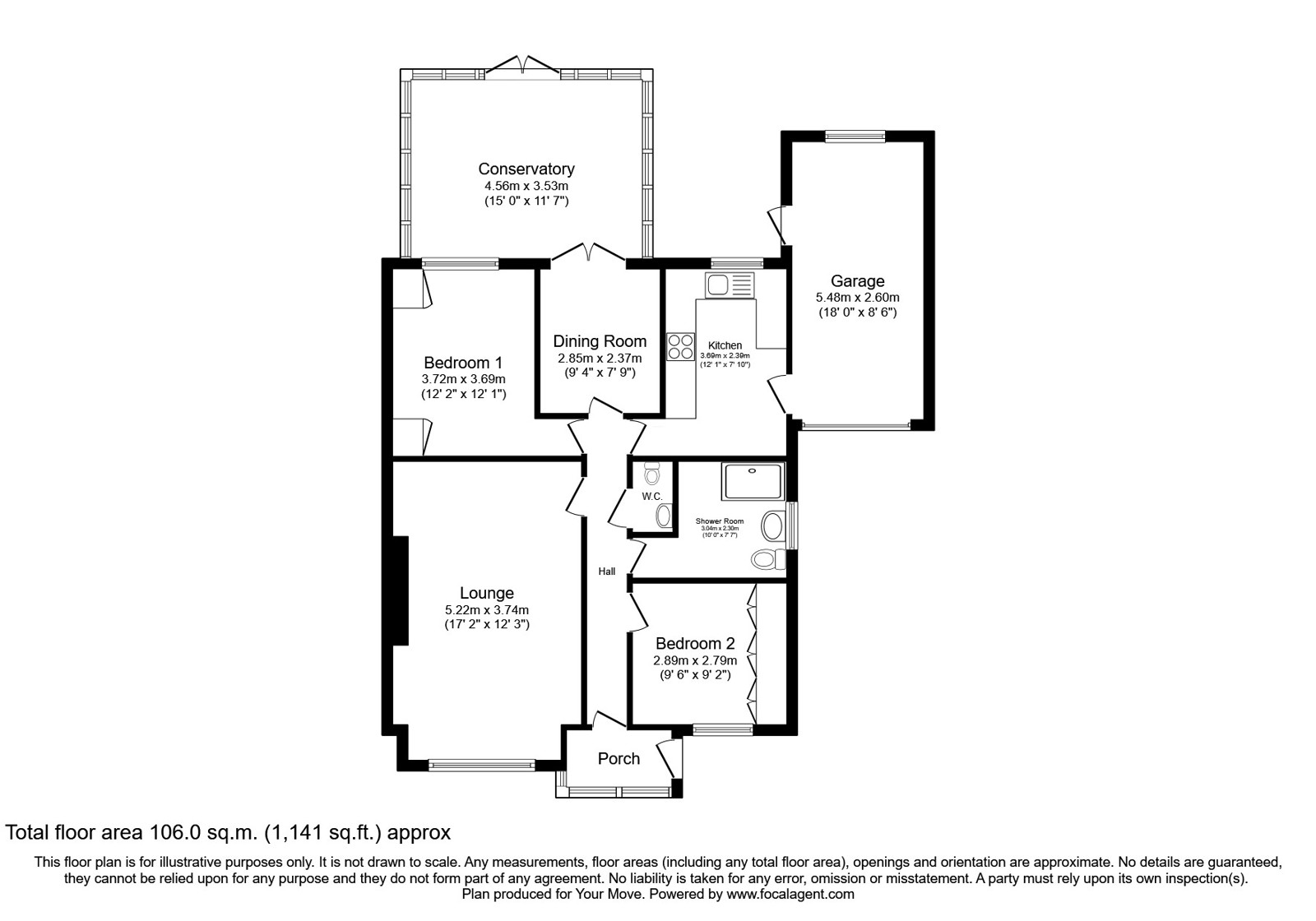 Vanbrugh Court, Staffordshire floorplan