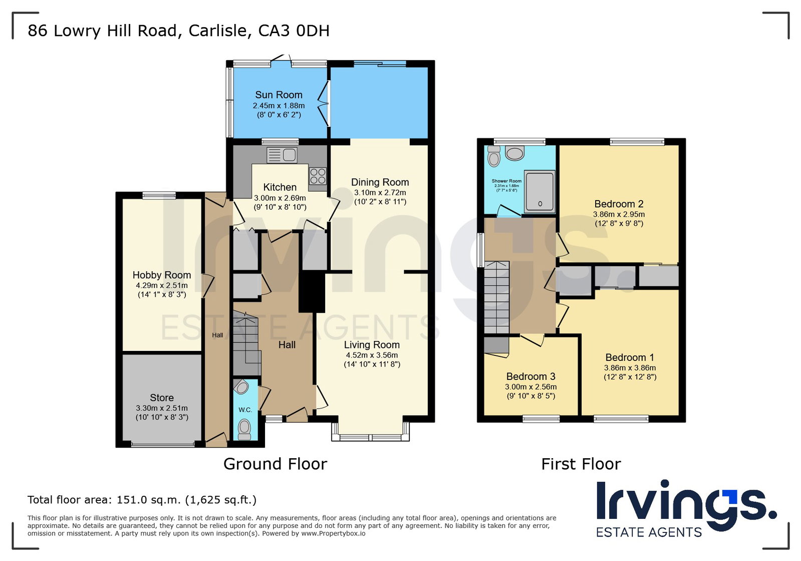 86, Lowry Hill Road, Carlisle floorplan