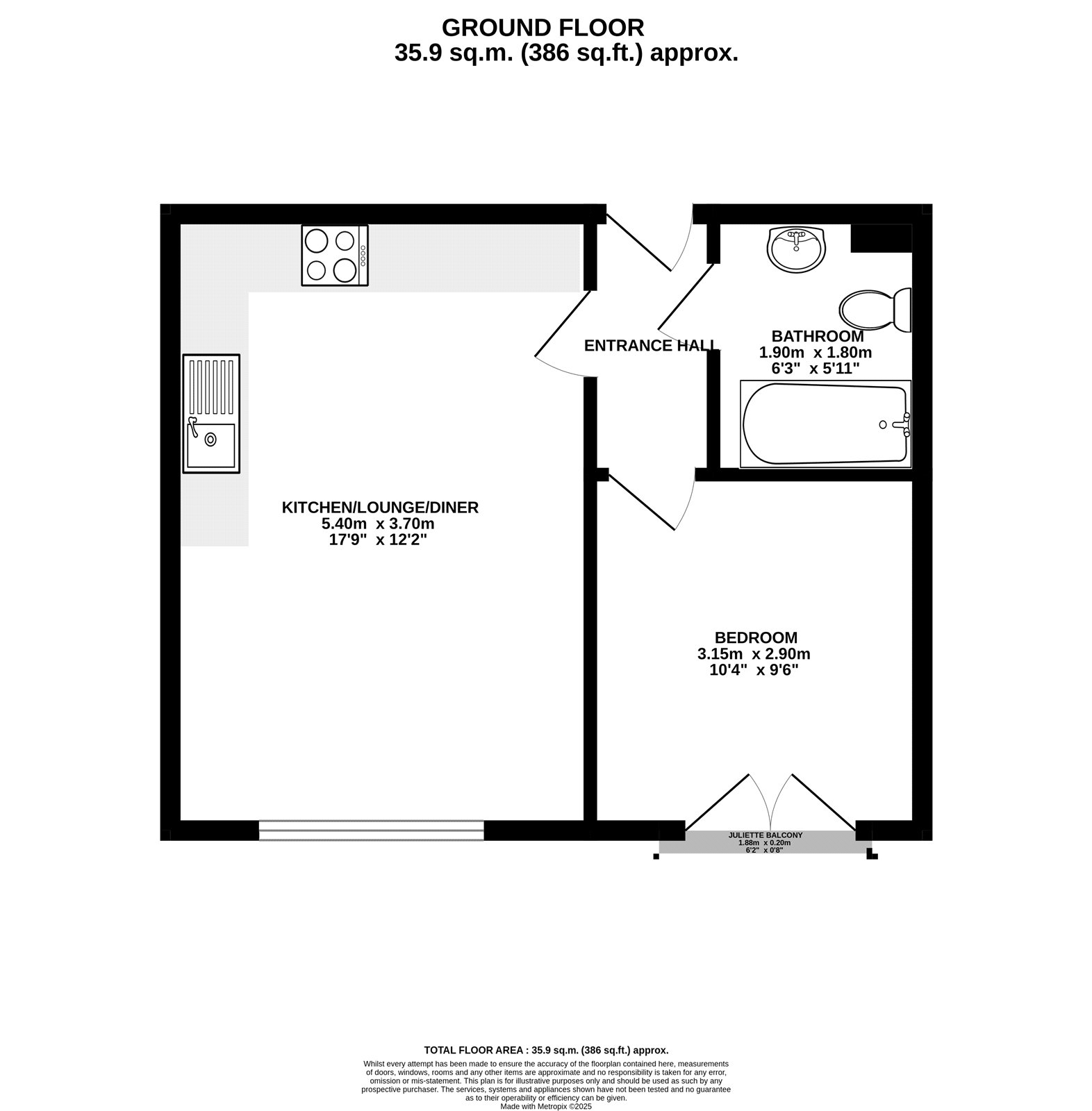 1, Horizon House, Azalea Drive floorplan