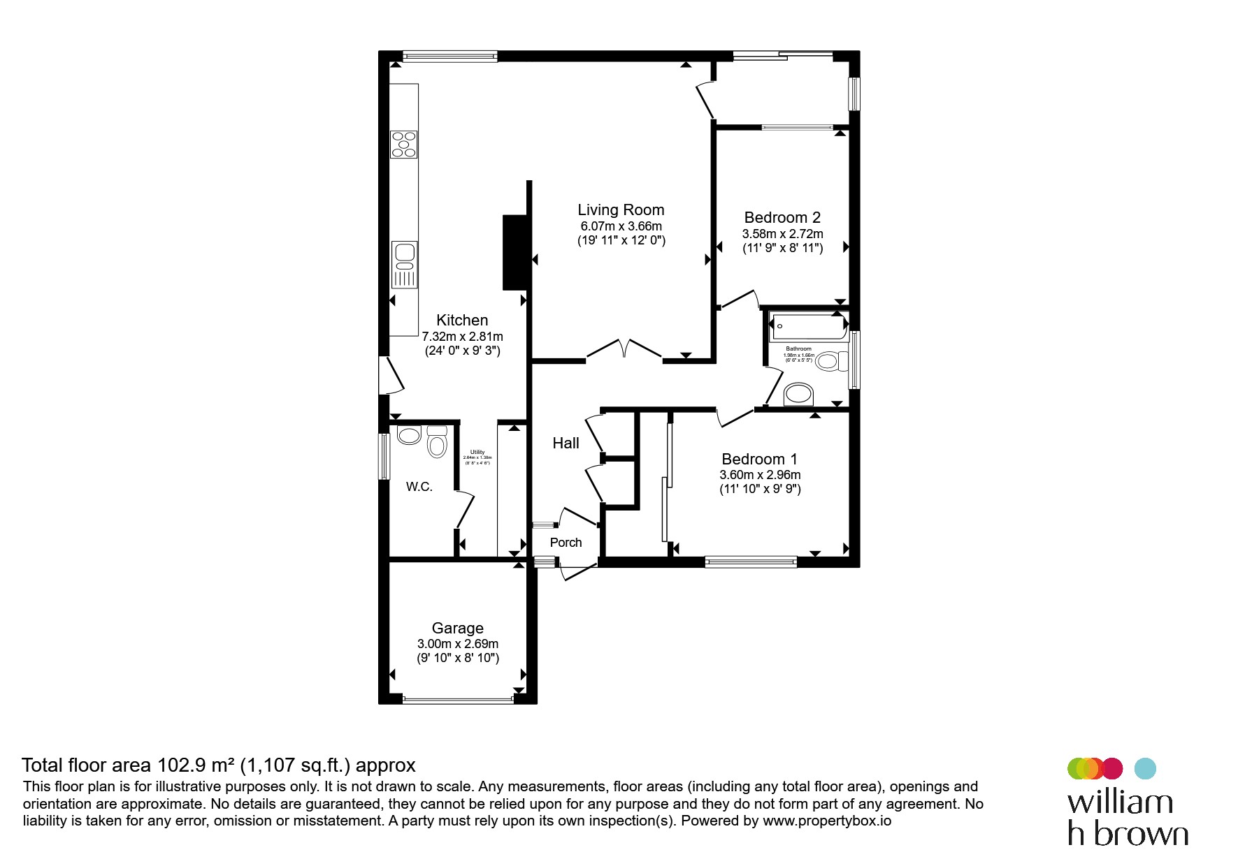 12, Elwyndene Road, March floorplan