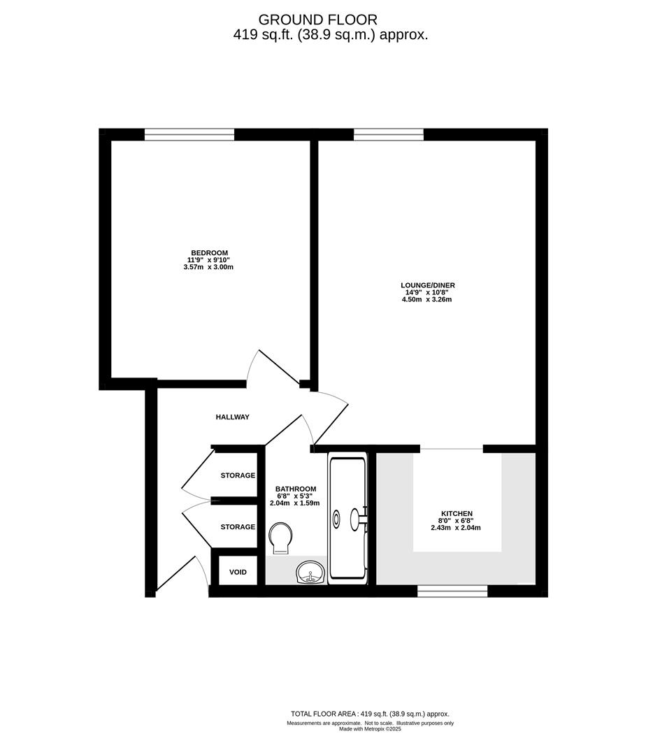 14 Queenswood House, Eastfield Road, Brentwood floorplan