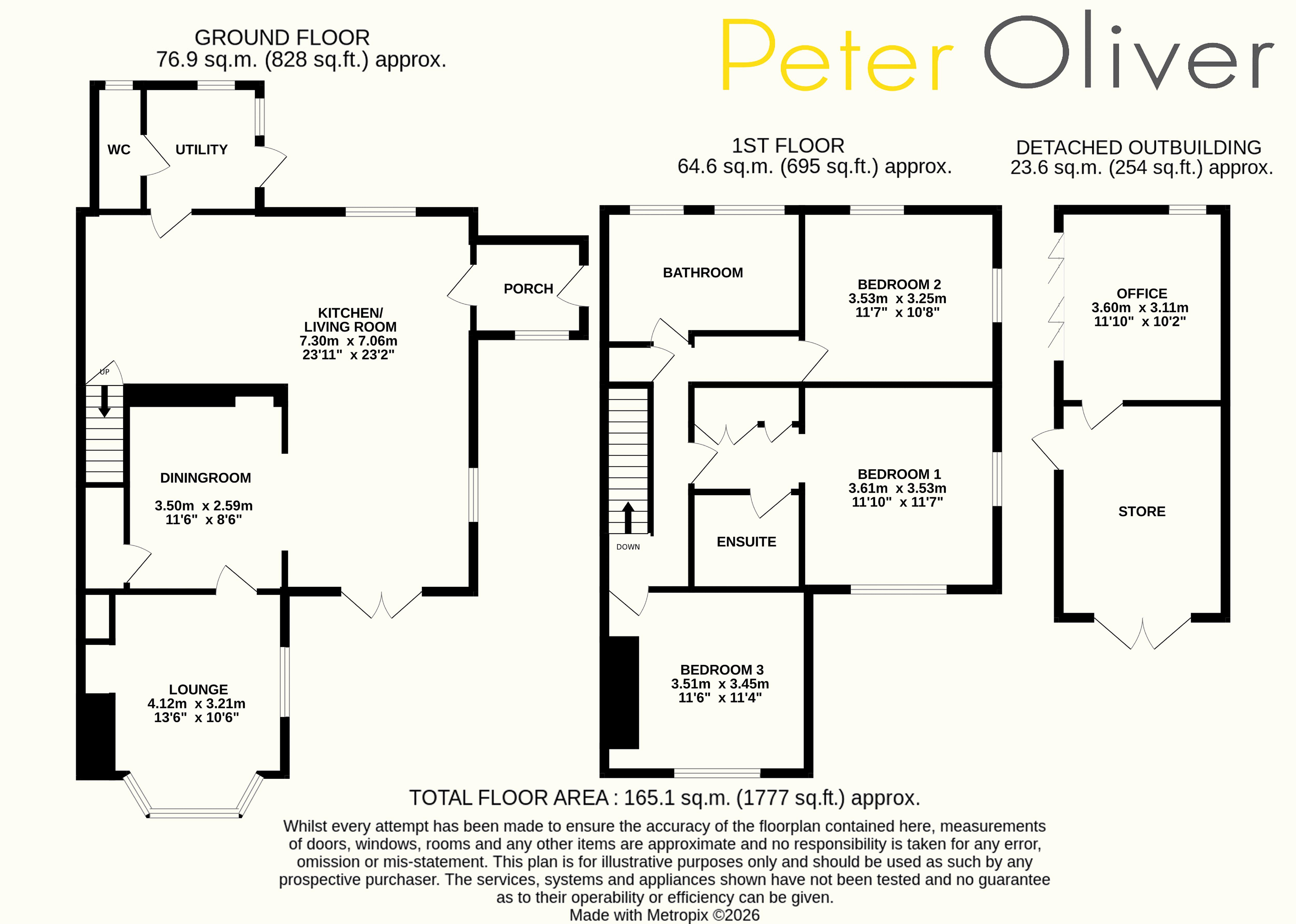 Woodpeckers, Clock House Lane, Nutley floorplan