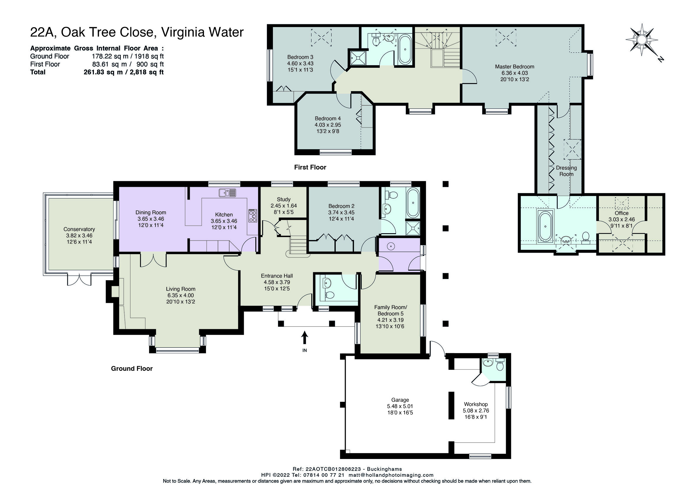 22A, Oak Tree Close, Virginia Water floorplan