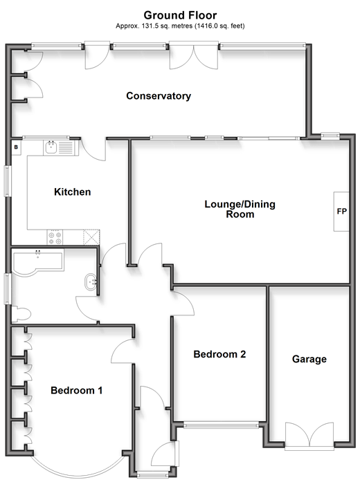 Dacre Gardens, Chigwell floorplan