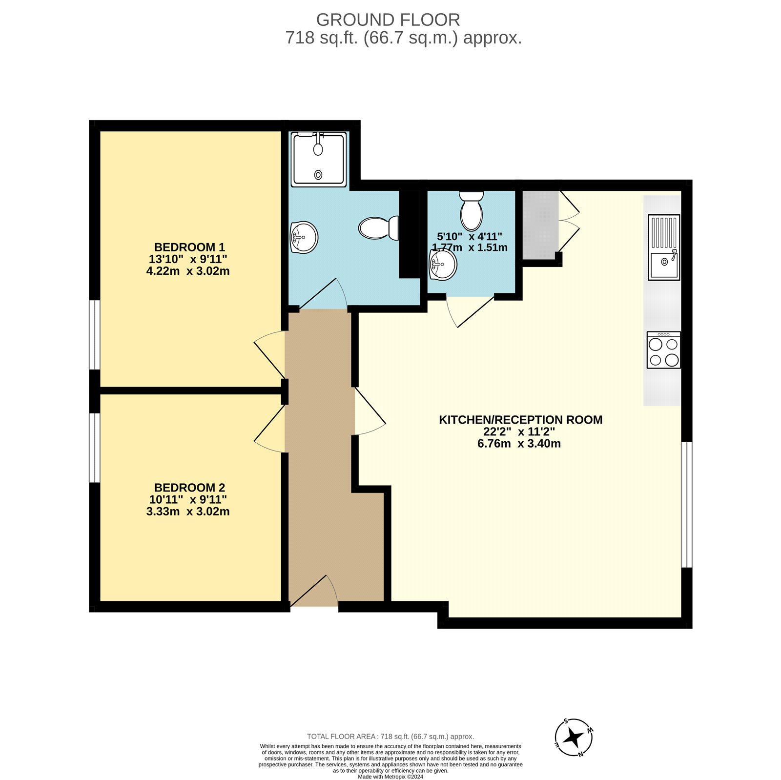 1, Seren House, Edenbridge floorplan