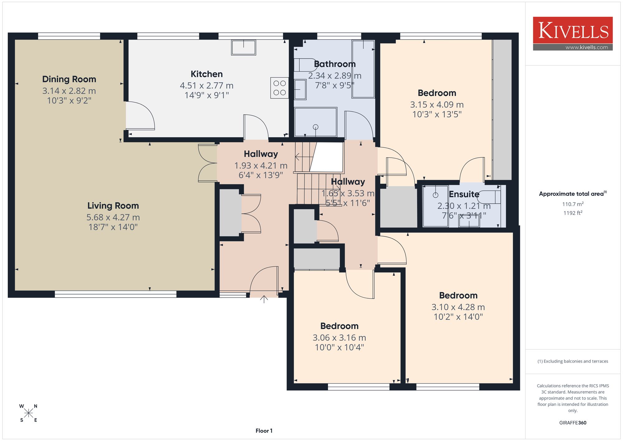 9a St. Marnarchs, Looe floorplan