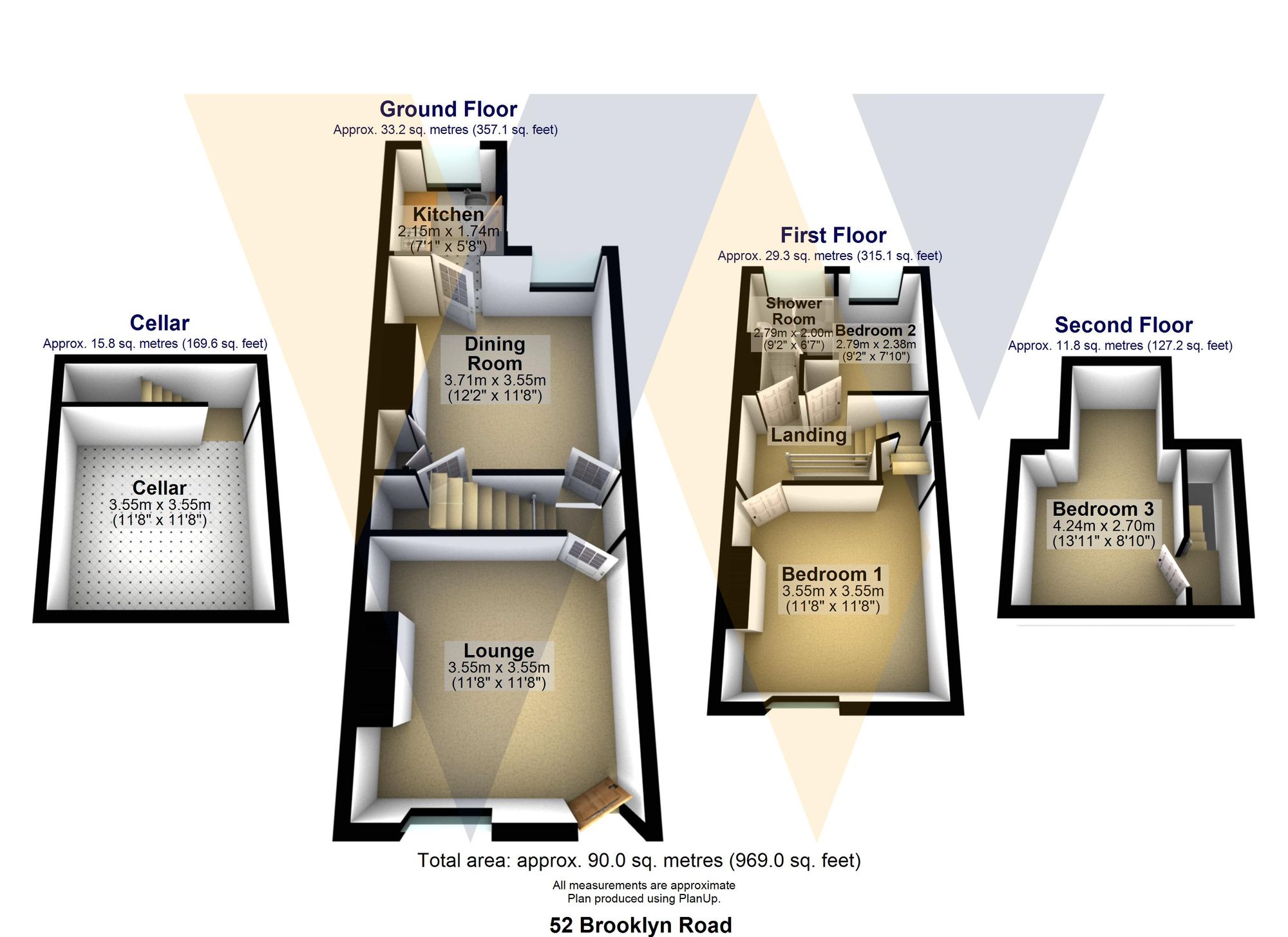 52 Brooklyn Road, Sheffield floorplan