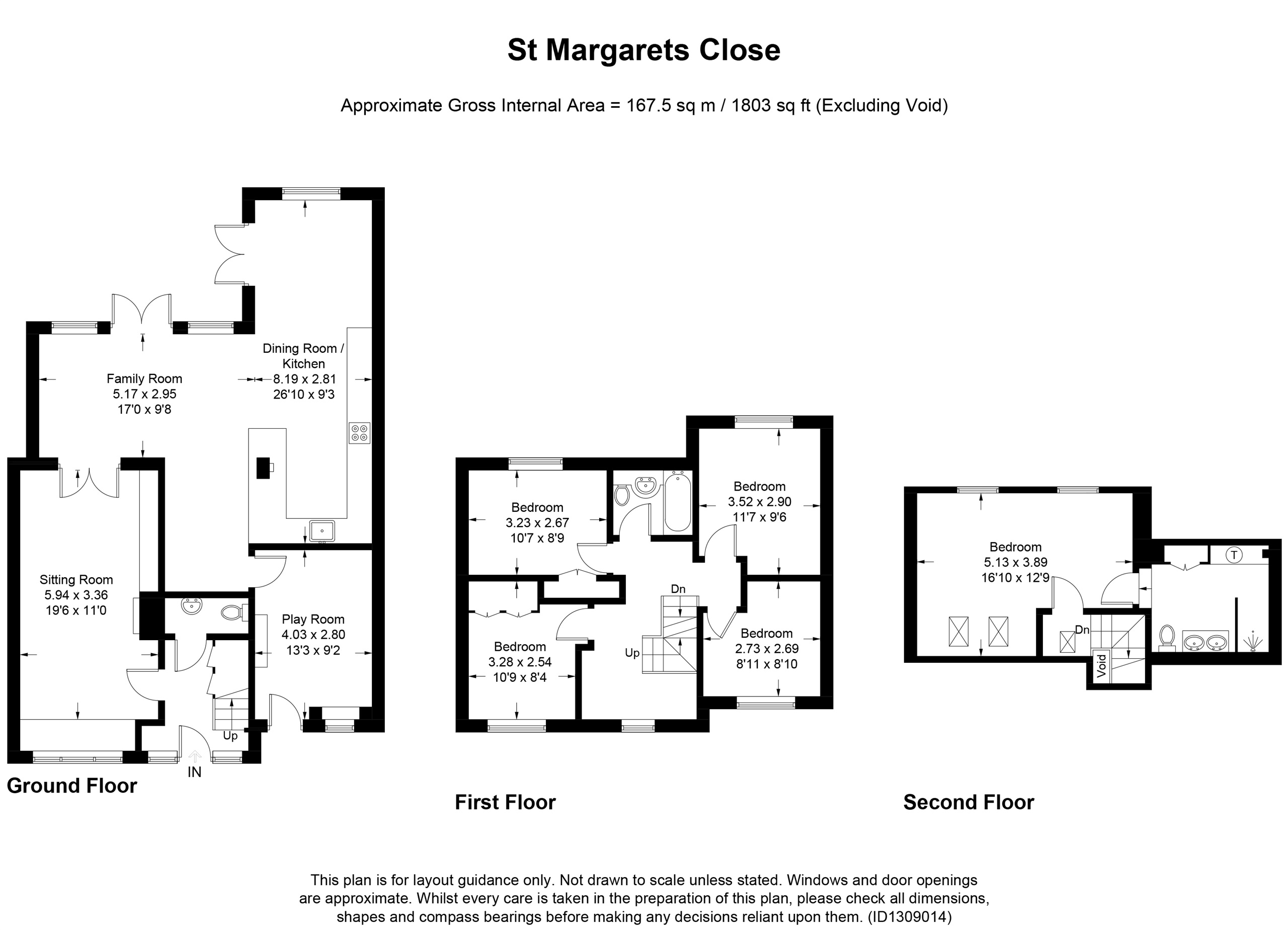 26, St Margarets Close, Berkhamsted floorplan