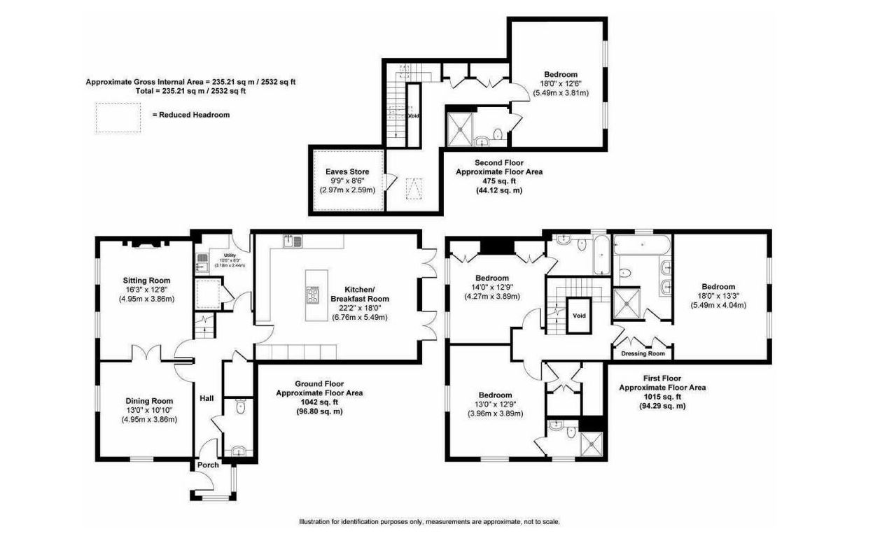 3 White House Mews, Woking Road, Guildford floorplan