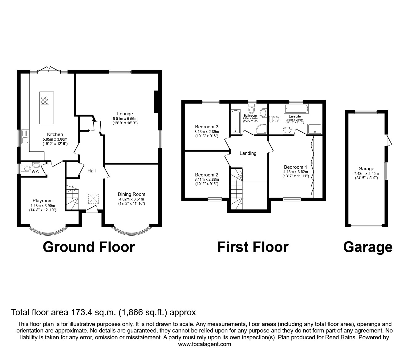 Hazel Drive, Wingerworth, Chesterfield, Derbyshire S42, 3 bedroom detached house for sale