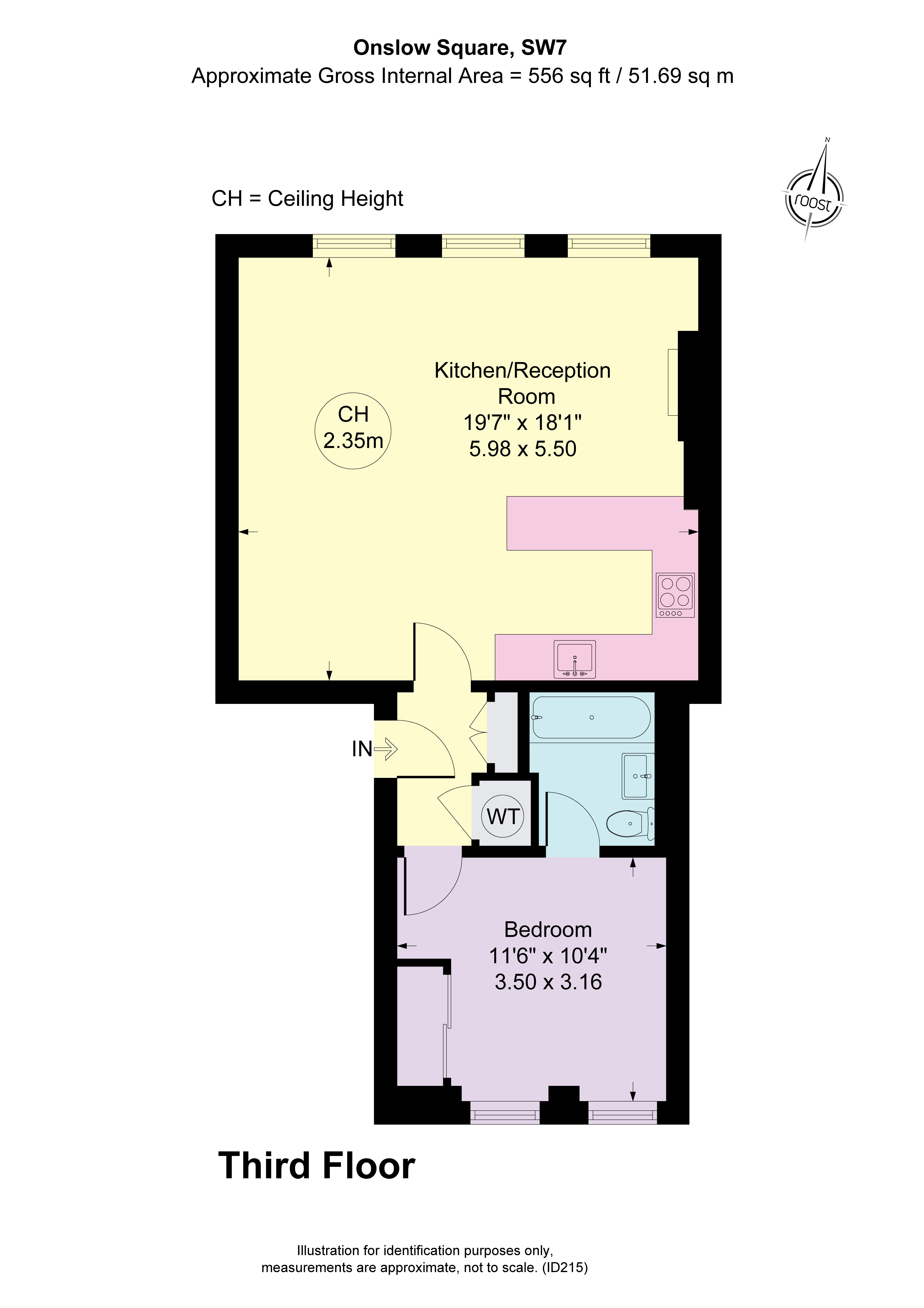 Flat 8, 24, Onslow Square, London floorplan