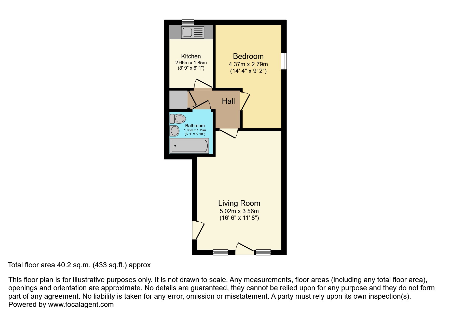 1, Chapel Lodge, Rainham floorplan