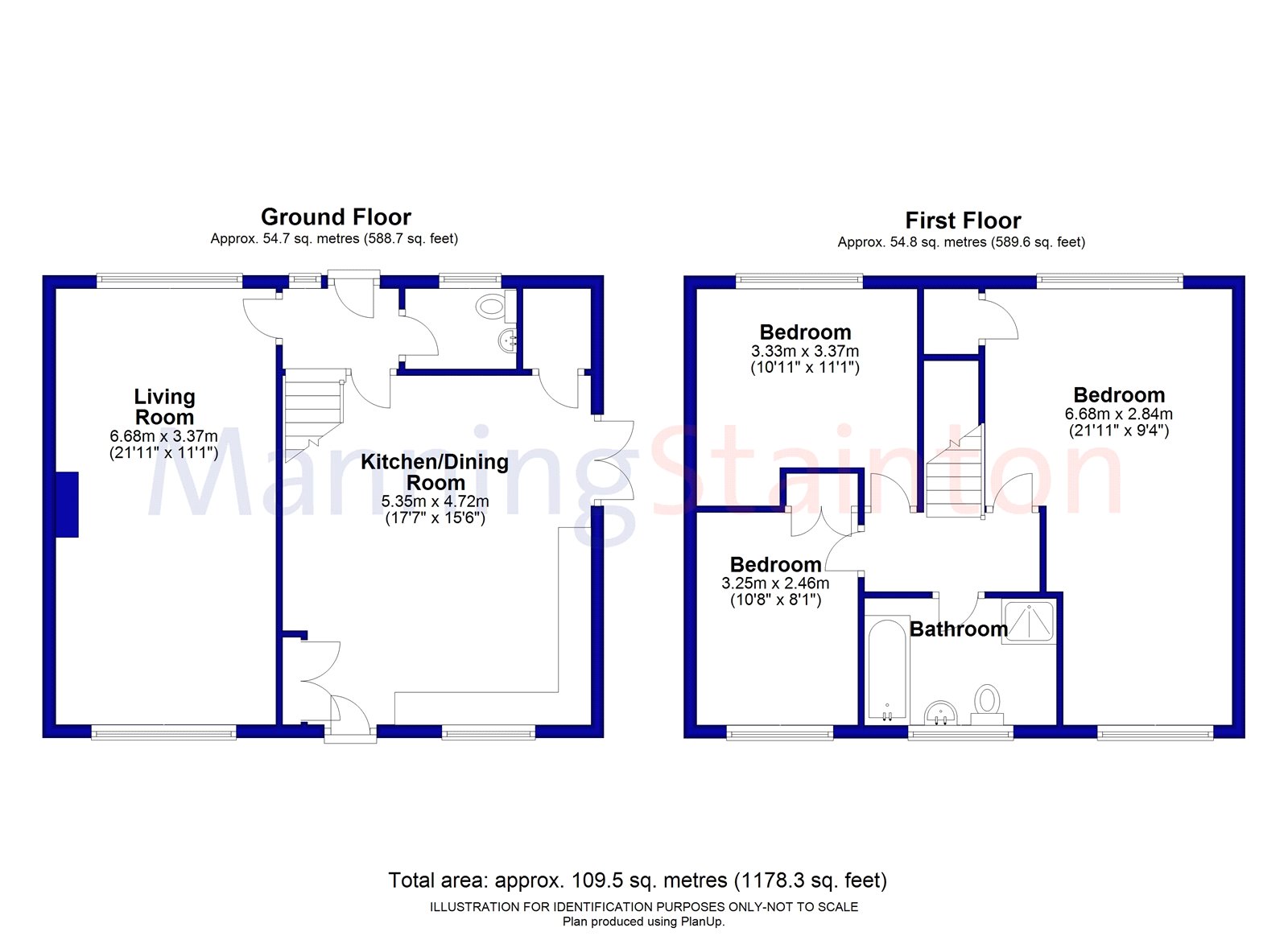 3 Bedrooms Town house for sale in Farndale Square, Leeds, West Yorkshire LS14