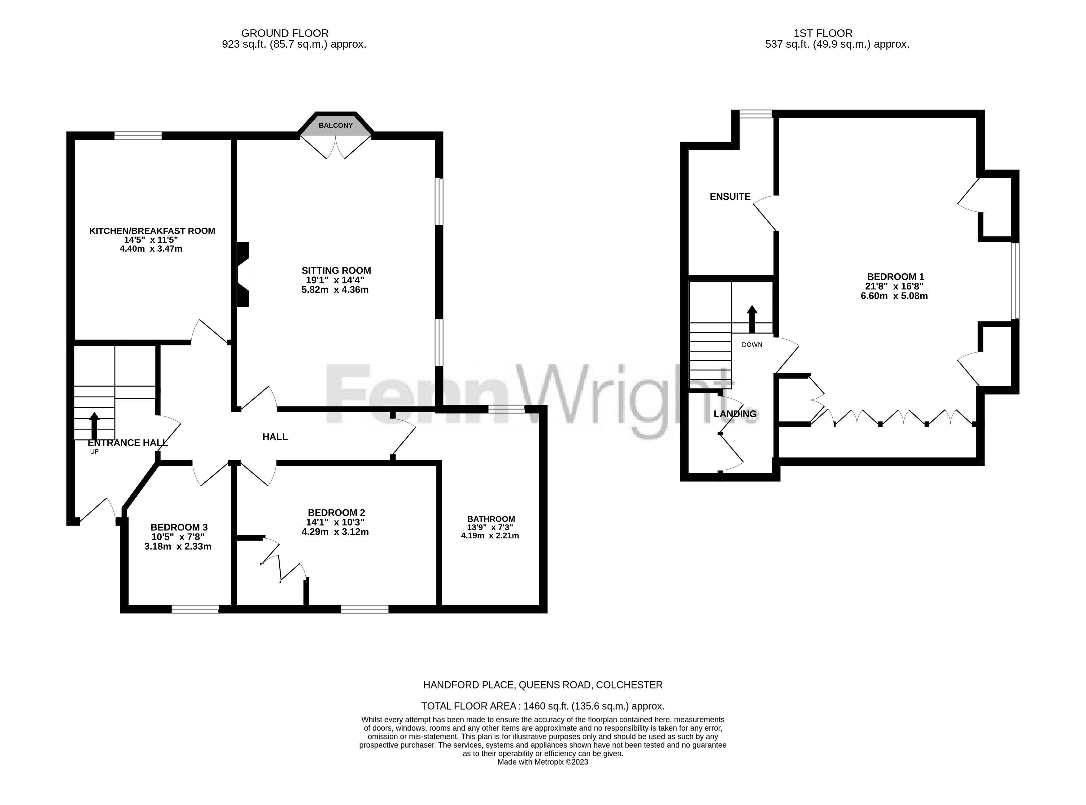 6, Handford Place, Colchester floorplan