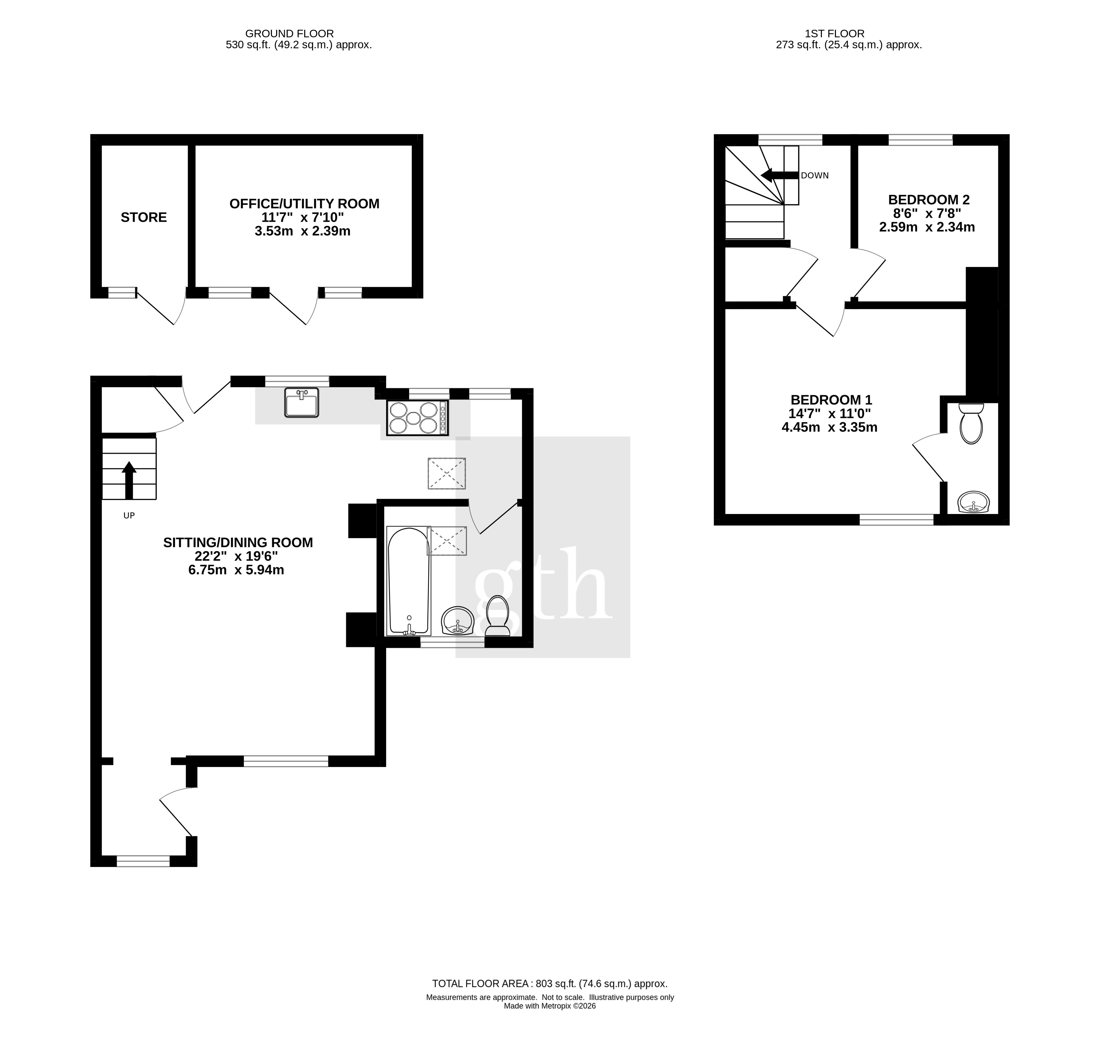 Lutton, Devon floorplan