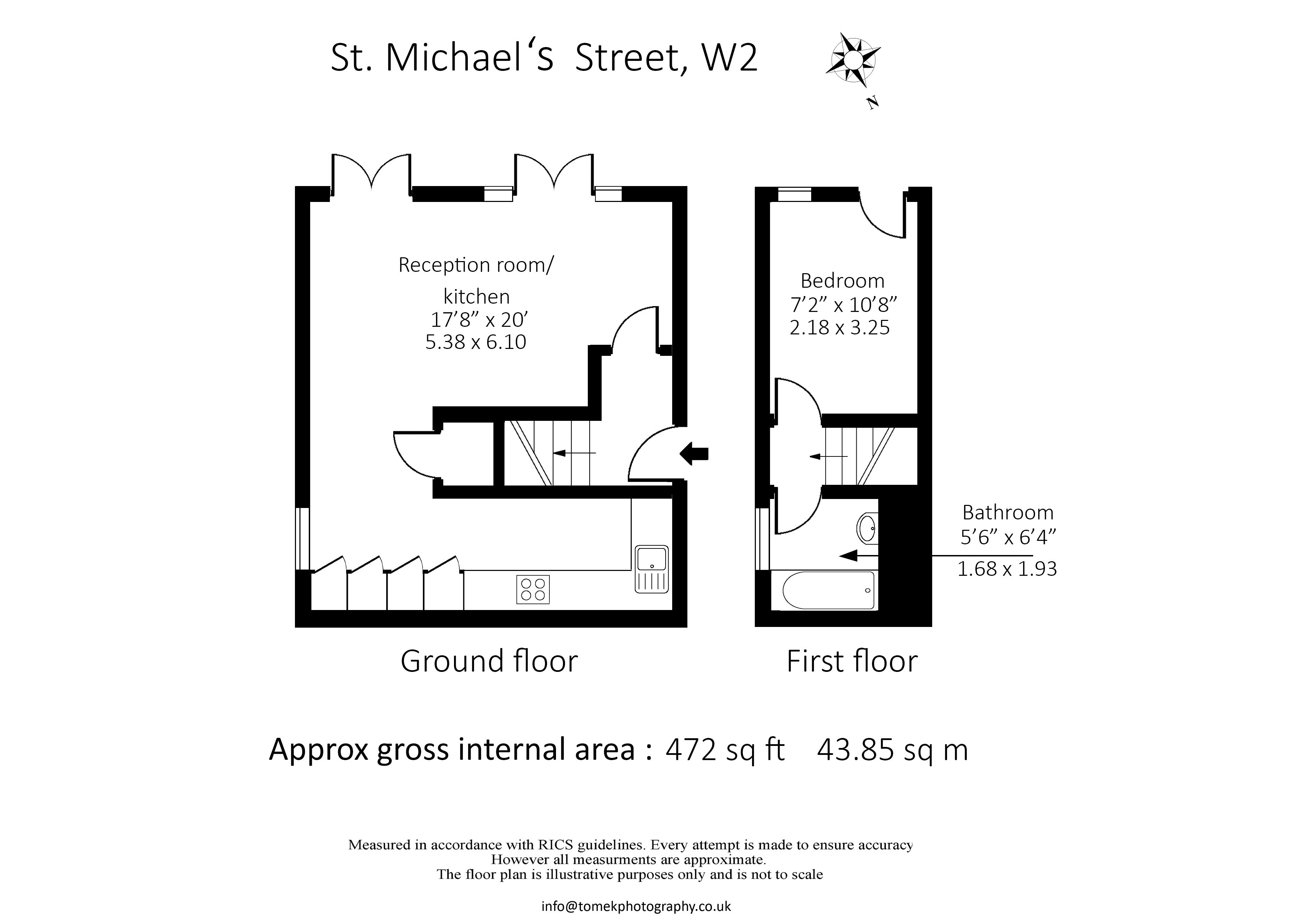 7, 43-48, St. Michaels Street, London floorplan
