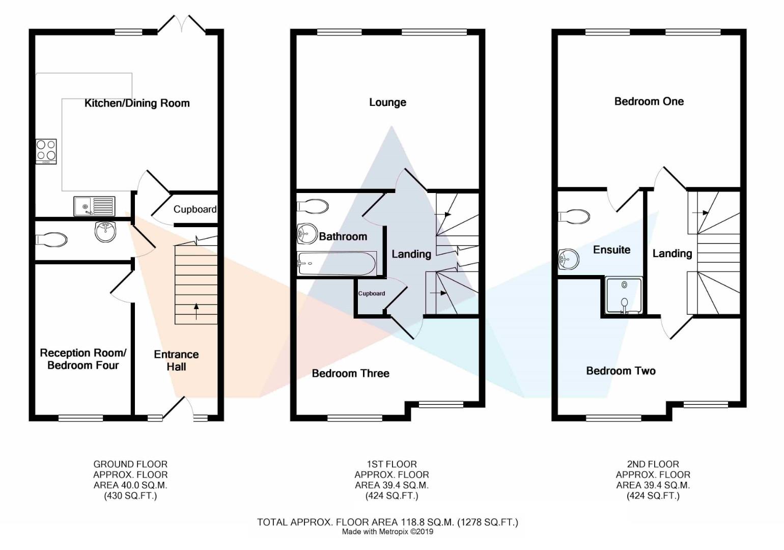 4 Bedrooms Terraced house for sale in Edward Vinson Drive, Faversham ME13