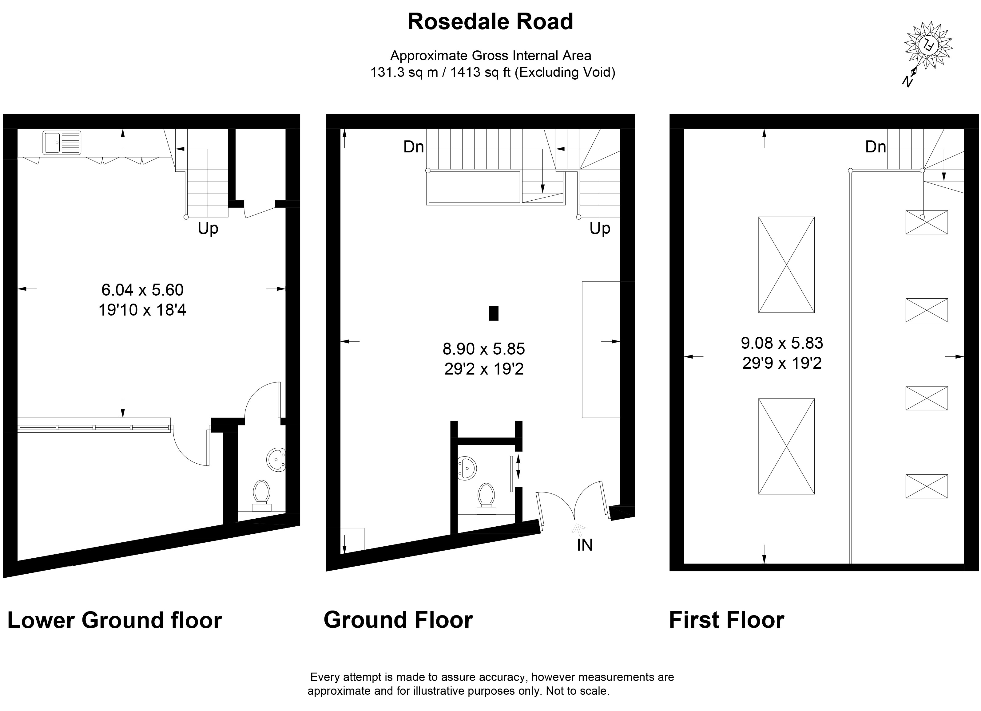36B,, Rosedale Road, Richmond floorplan