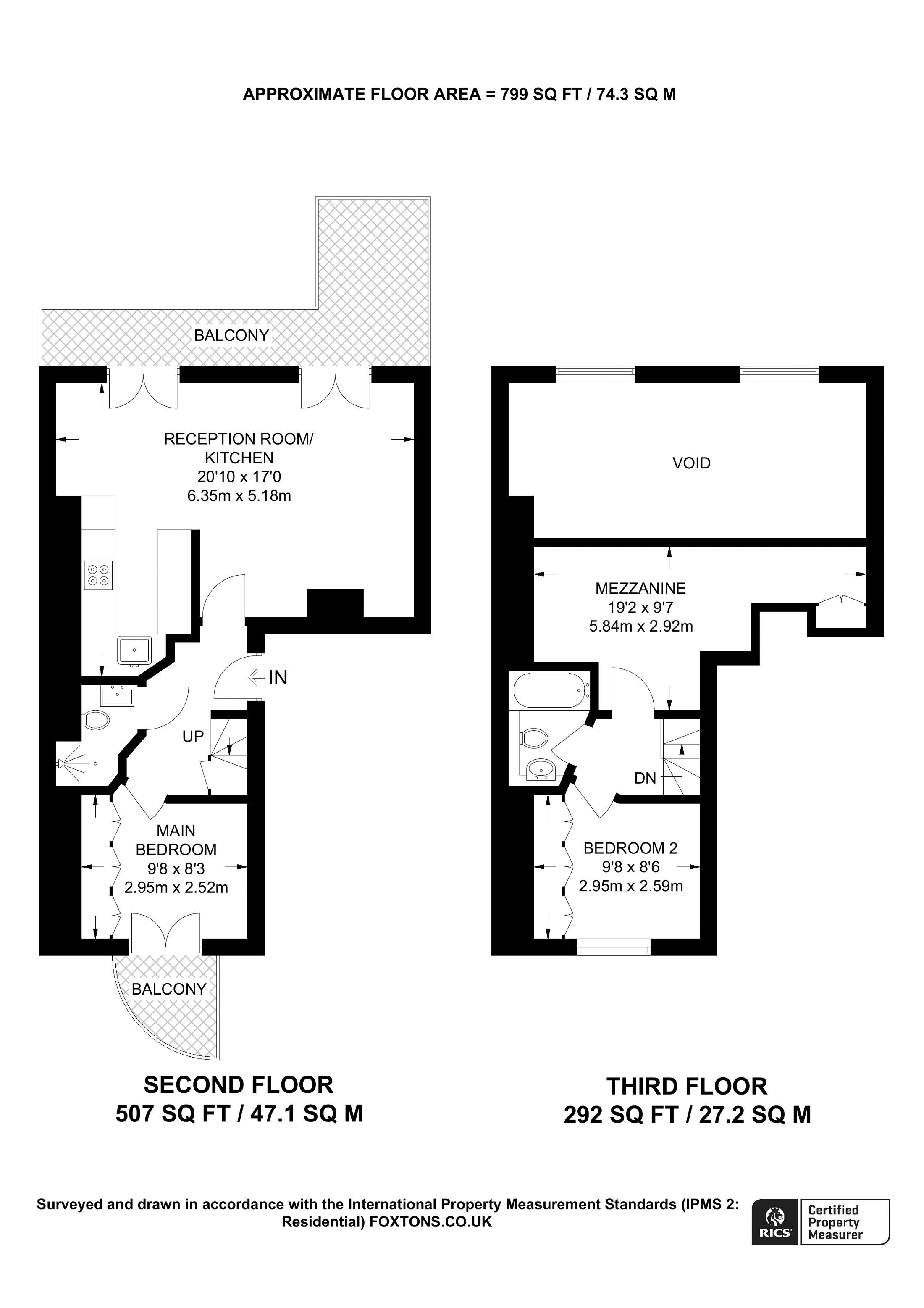 Randolph Avenue, Little Venice, London W9, 2 bedroom flat for sale