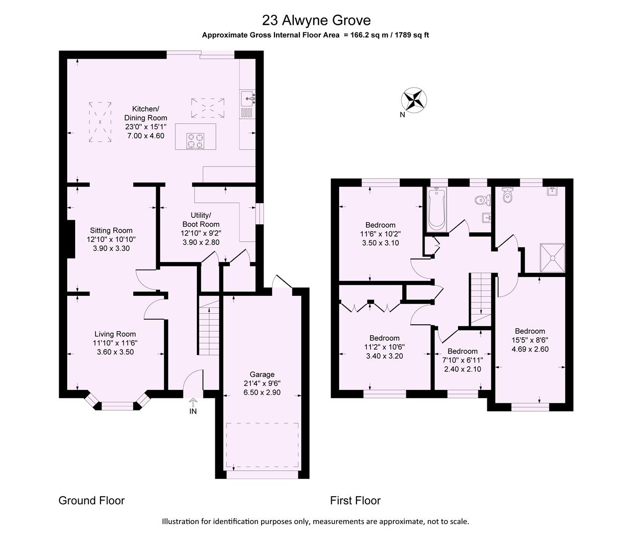23, Alwyne Grove, York floorplan
