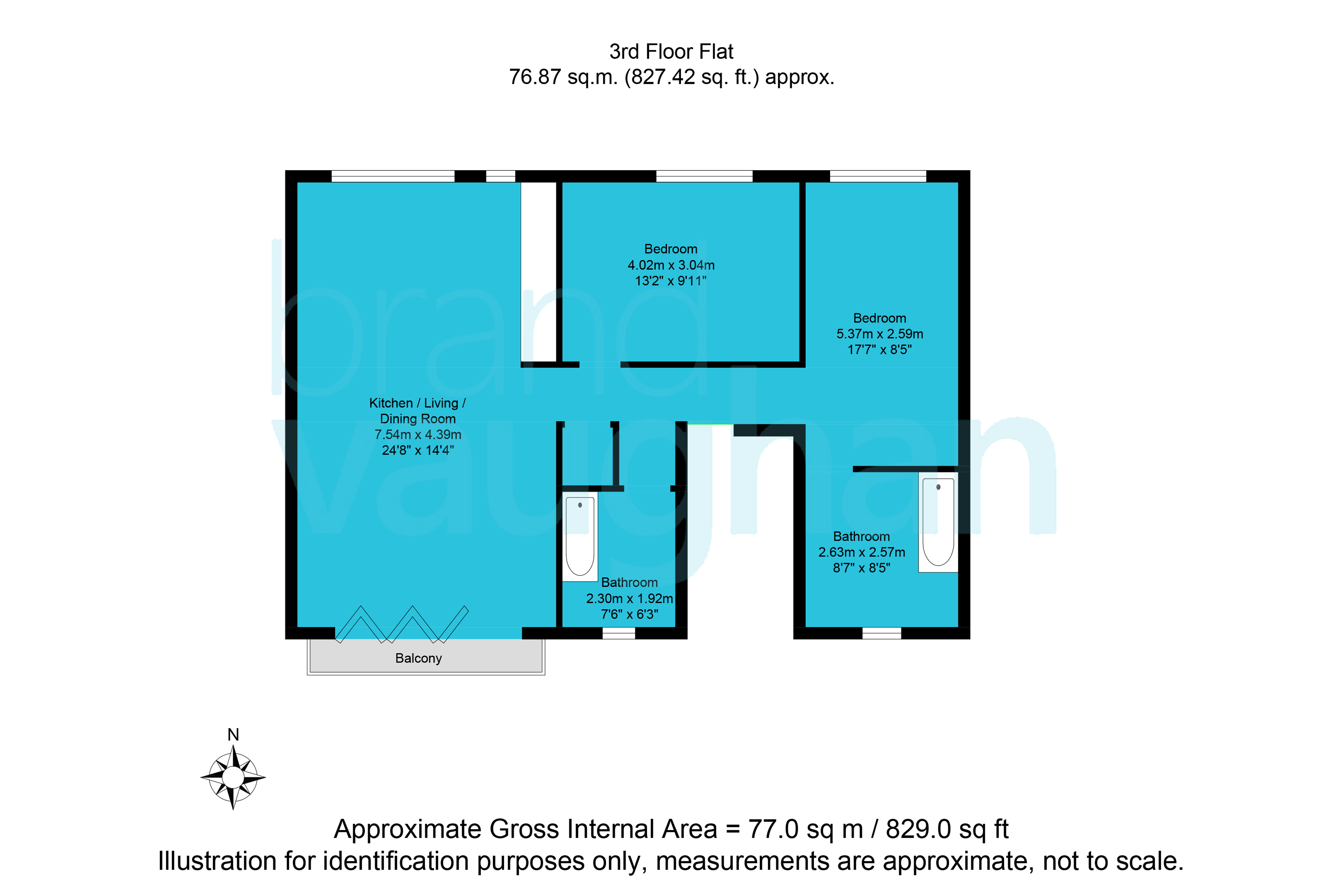 Nevill Court, Plot 2,, Nevill Road, Hove floorplan