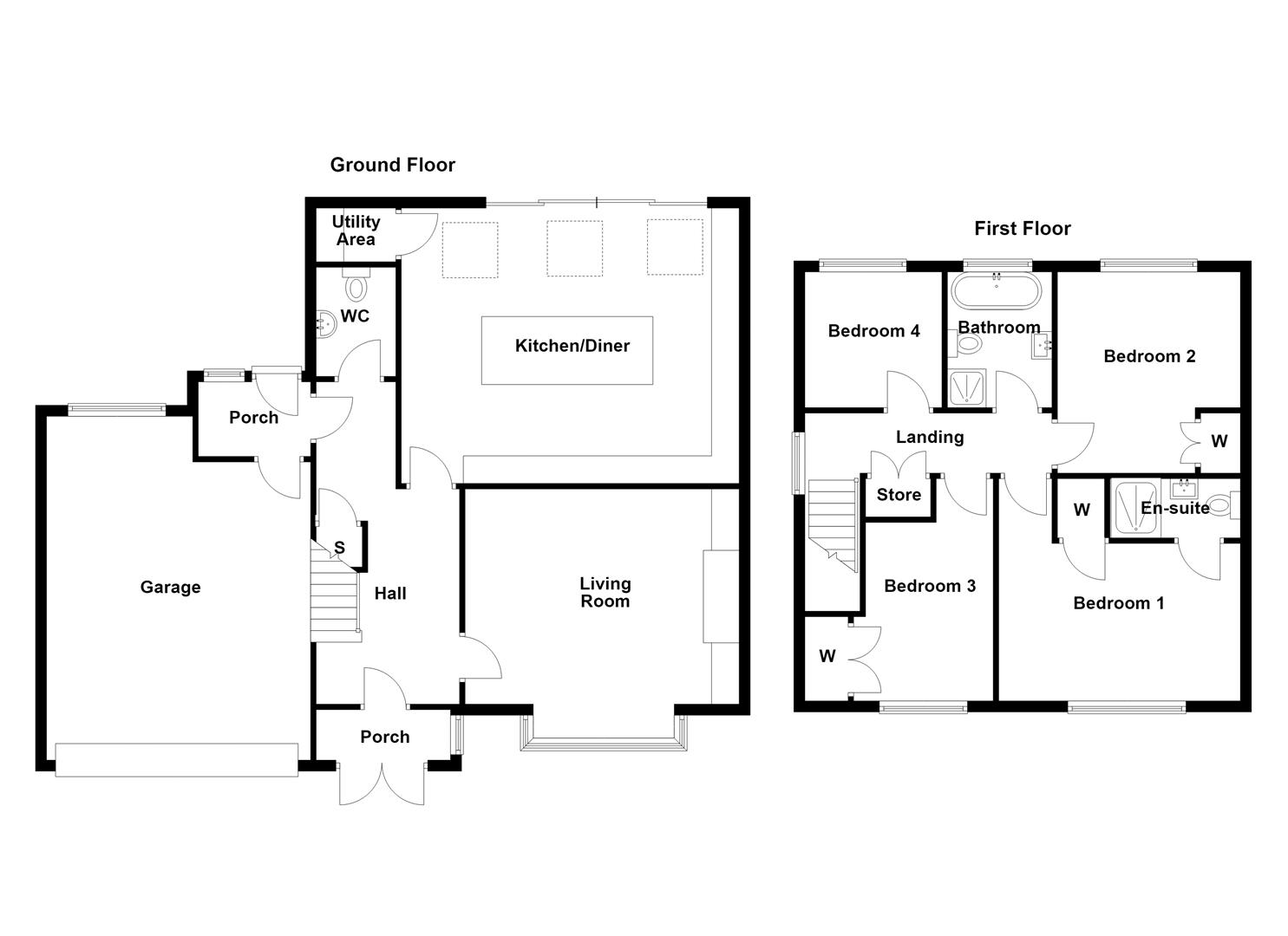 9, Belgrave Avenue, Alsager floorplan