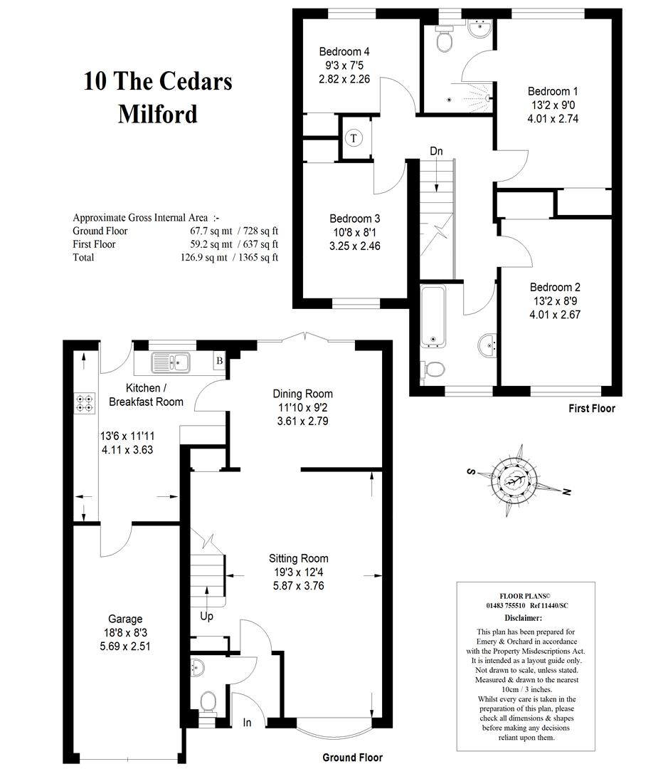 10, The Cedars, Milford floorplan