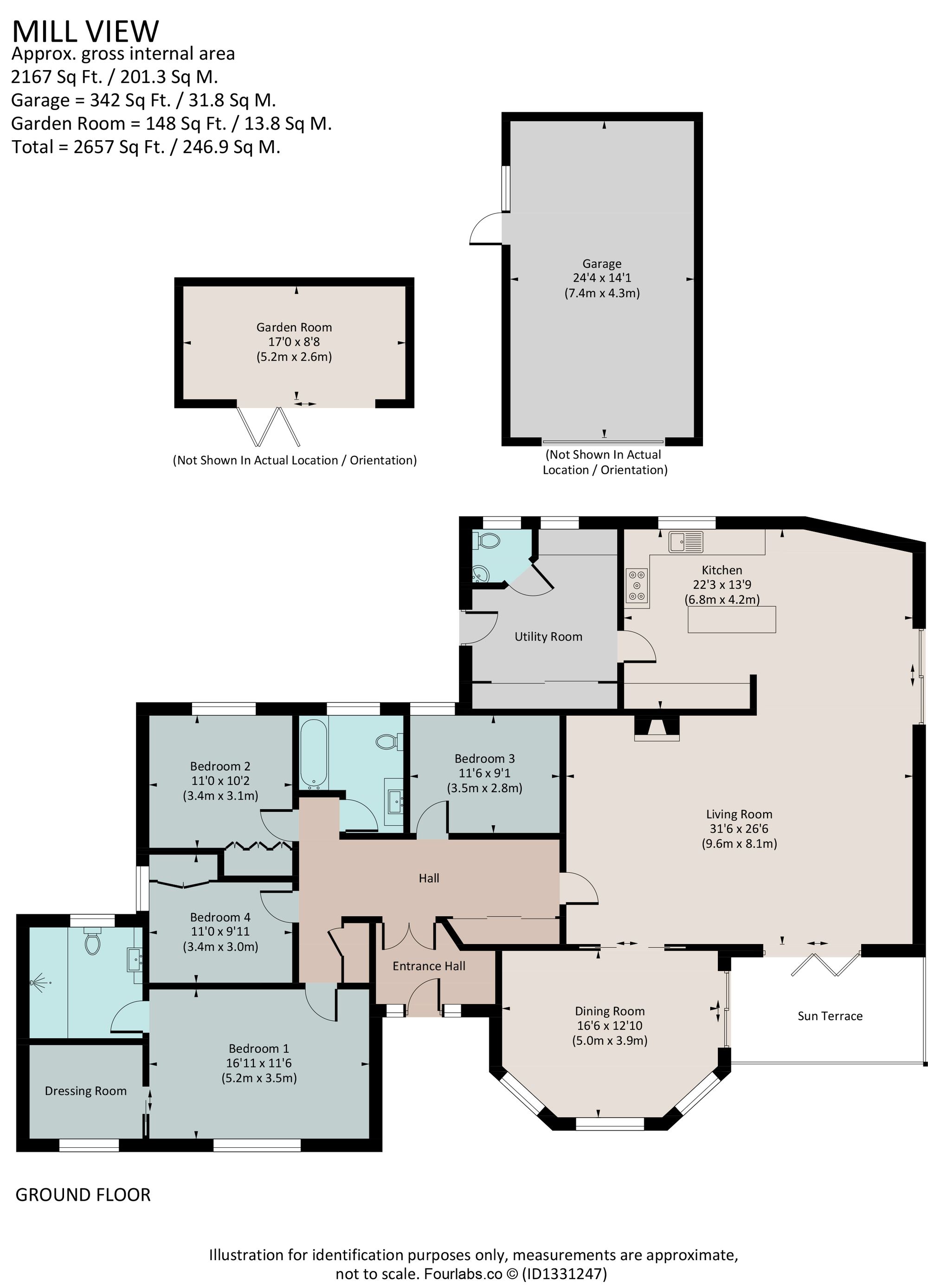 Mill View, 19 Higher Warborough Road, Brixham floorplan