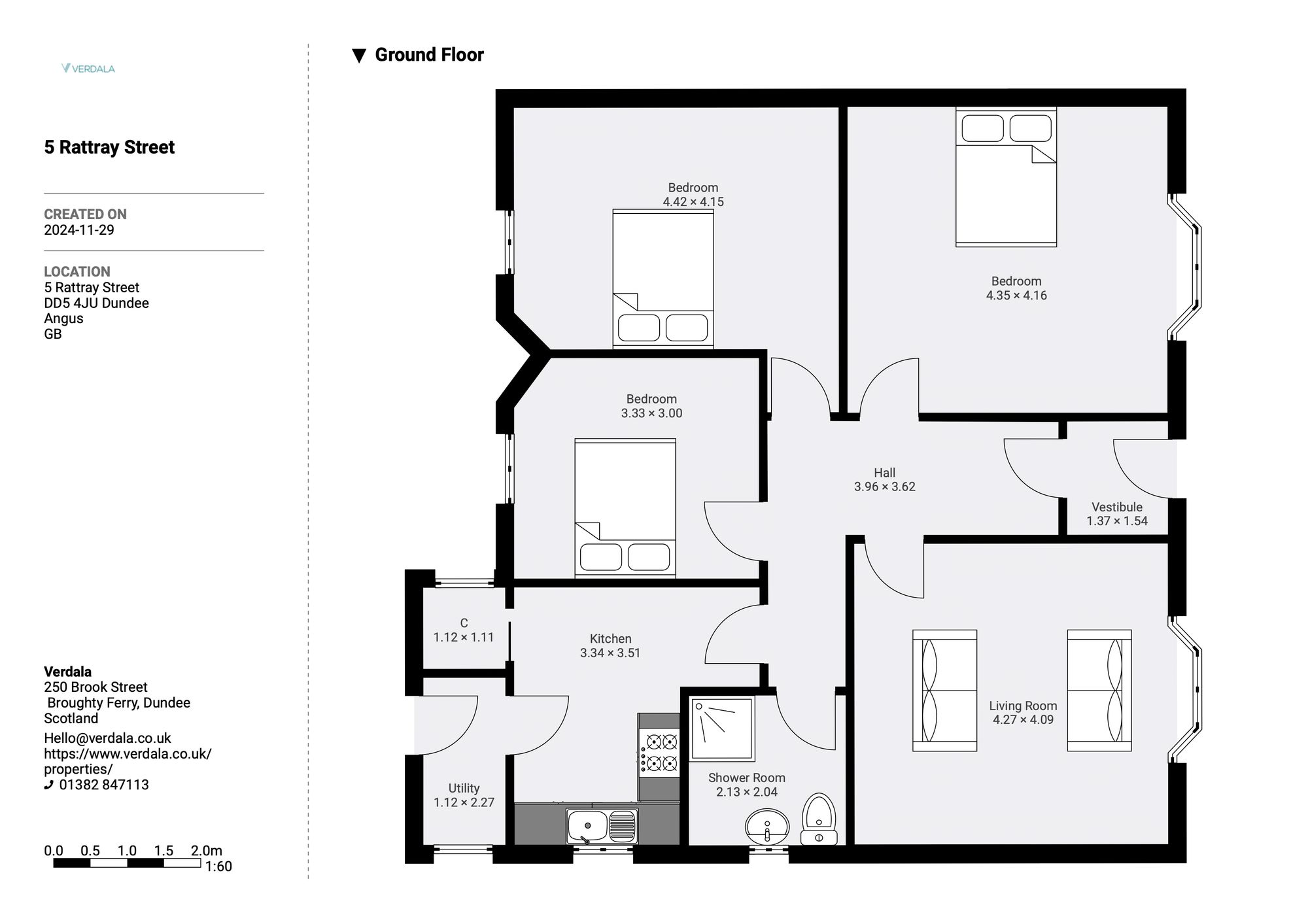 5 Rattray Street, Dundee floorplan
