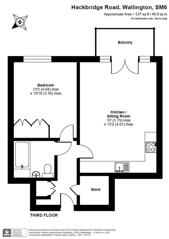 MTVH OR, 26, Chenille Court, Wallington floorplan