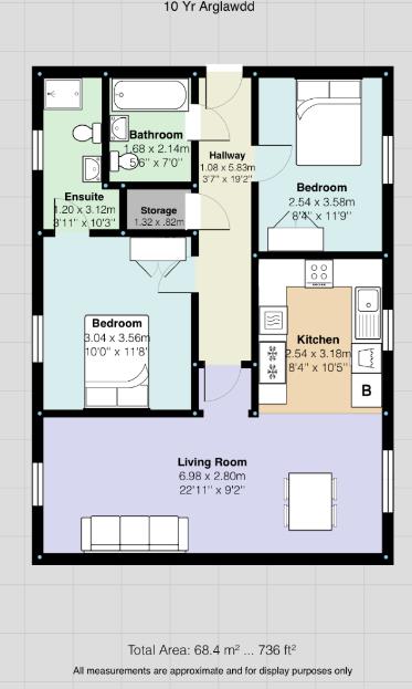 10 Yr Arglawdd, Heathwood Road, Cardiff floorplan