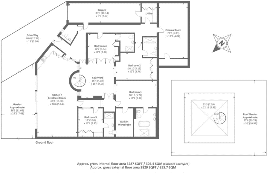 The Roof Garden,, Loudwater Drive, Rickmansworth floorplan