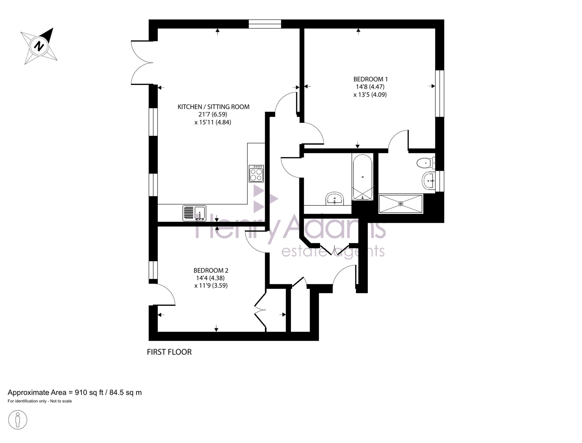 26 Longley Road, Chichester floorplan