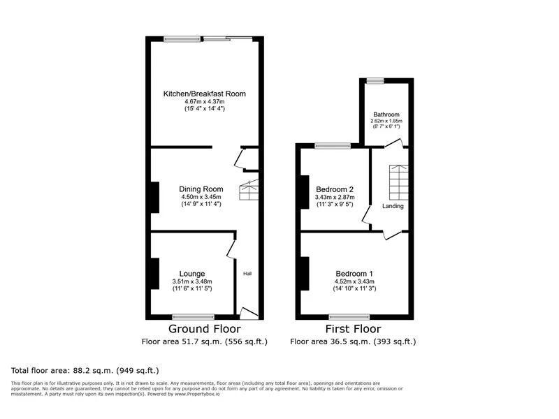 19, Fore Street Kingskerswell, NEWTON ABBOT floorplan