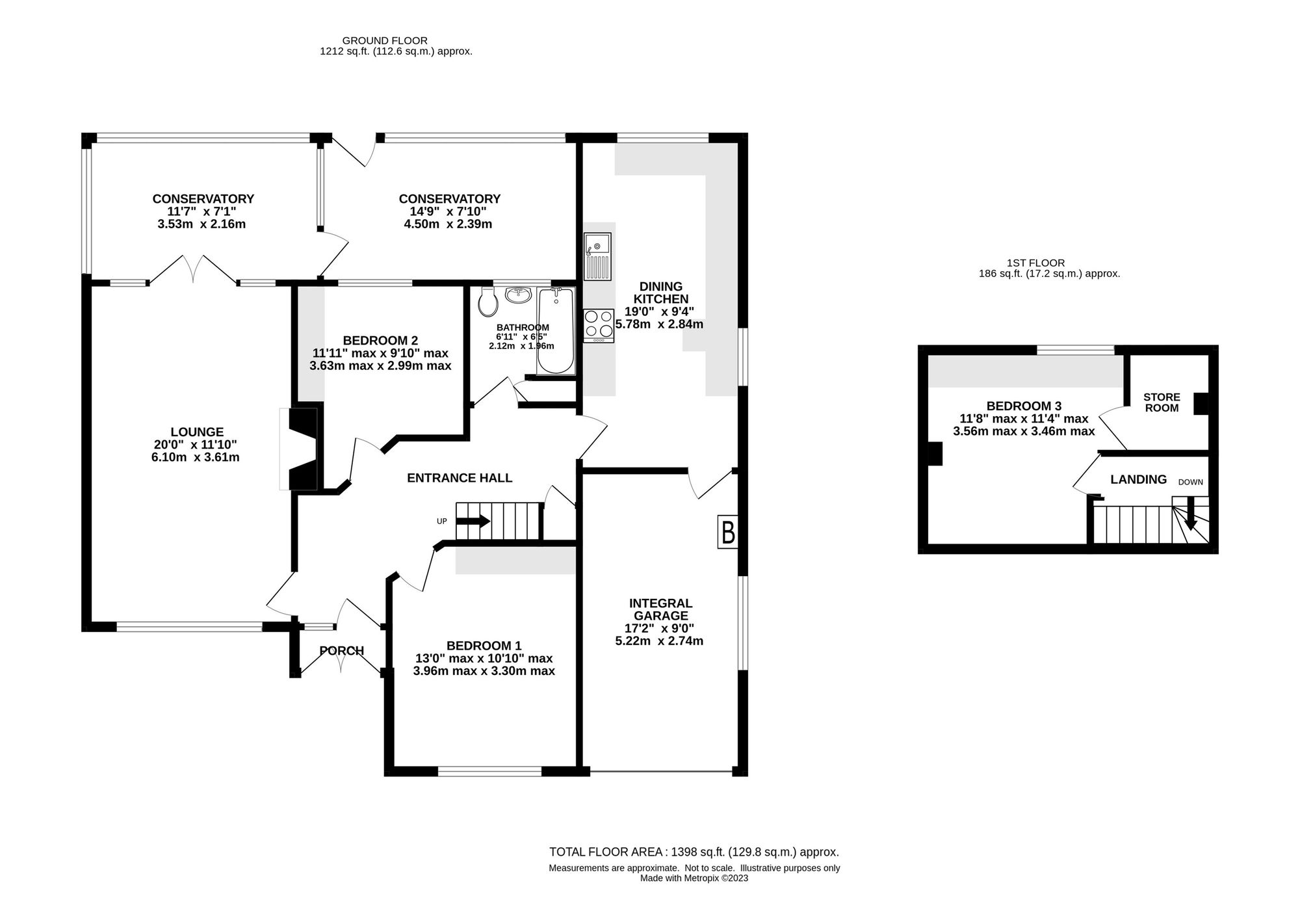 3 Ravenwood Drive, Altrincham floorplan