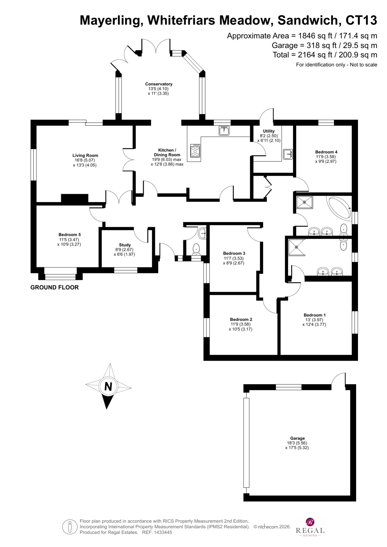 Mayerling, Whitefriars Meadow, Sandwich floorplan