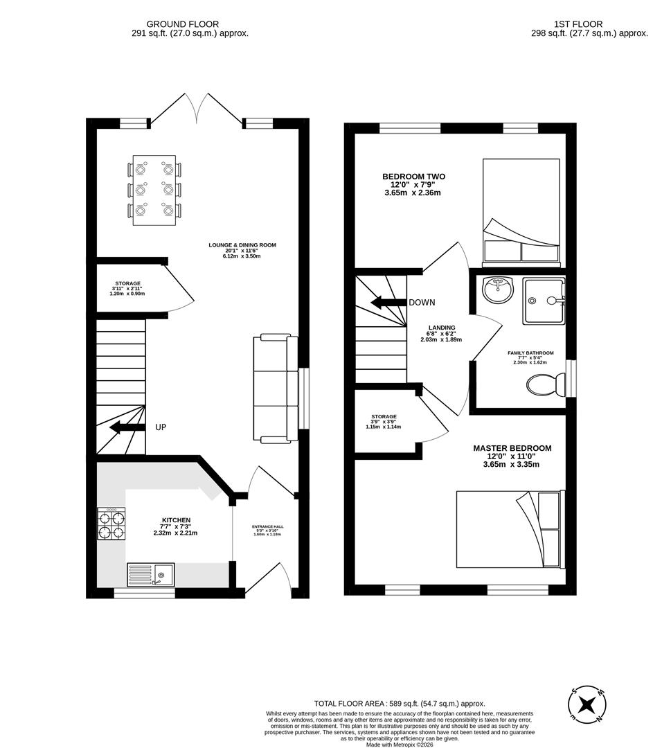 8, Mosslands, Leyland floorplan