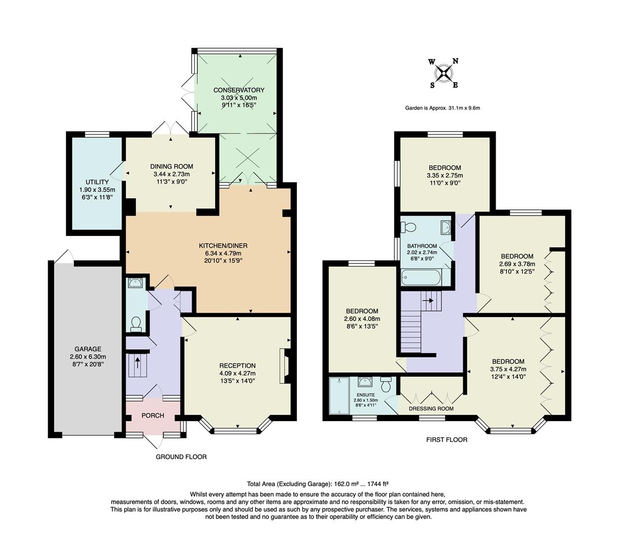 33, Woodberry Way, Chingford floorplan