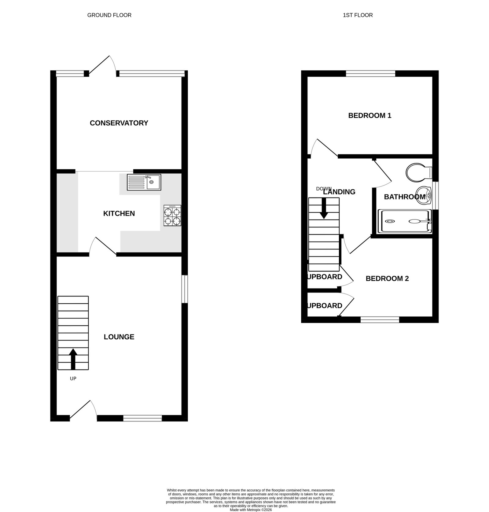 8, Allison Gardens, Ilkeston floorplan