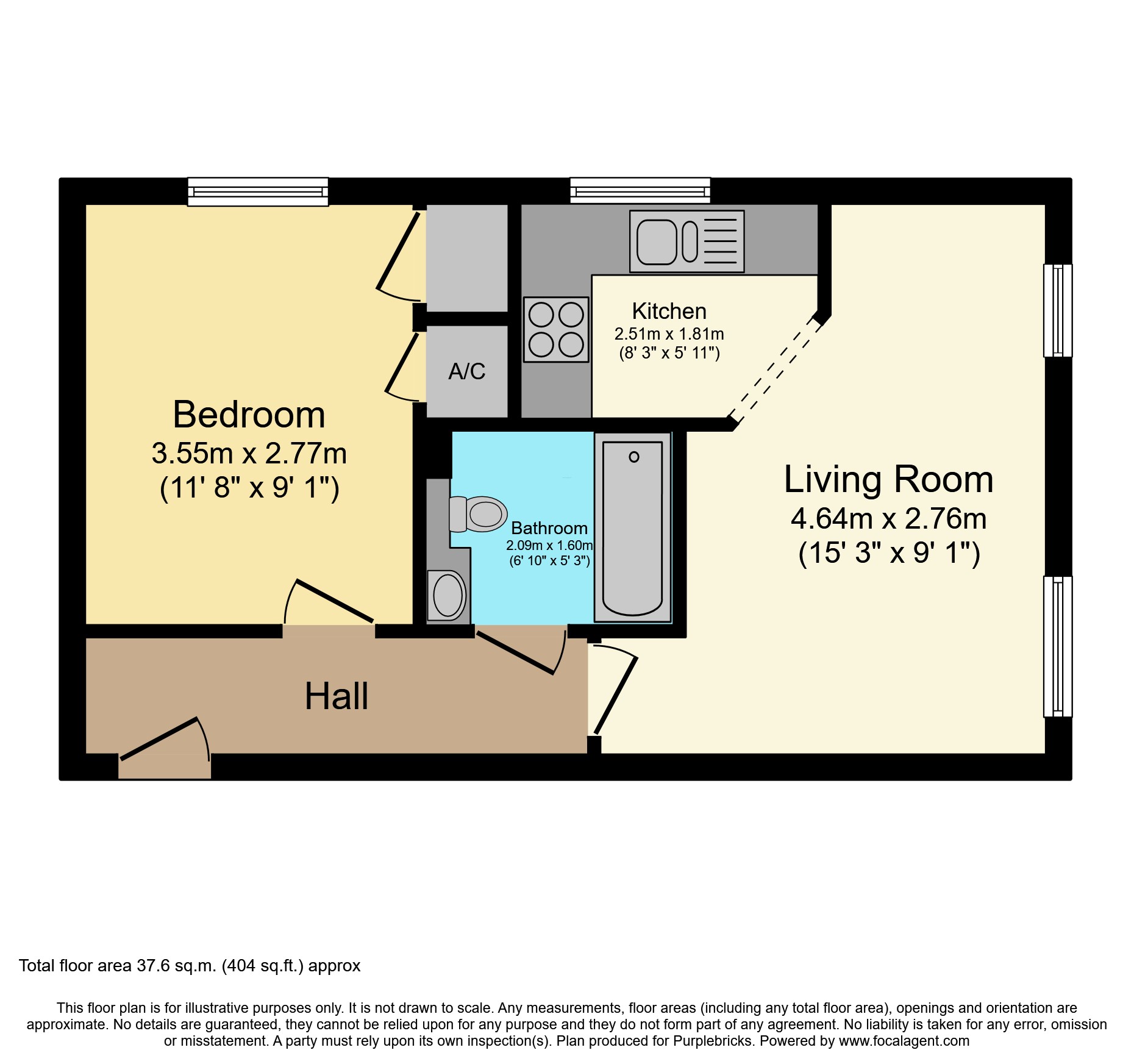 3 Pines Mews, Chandos Road, Bedford floorplan