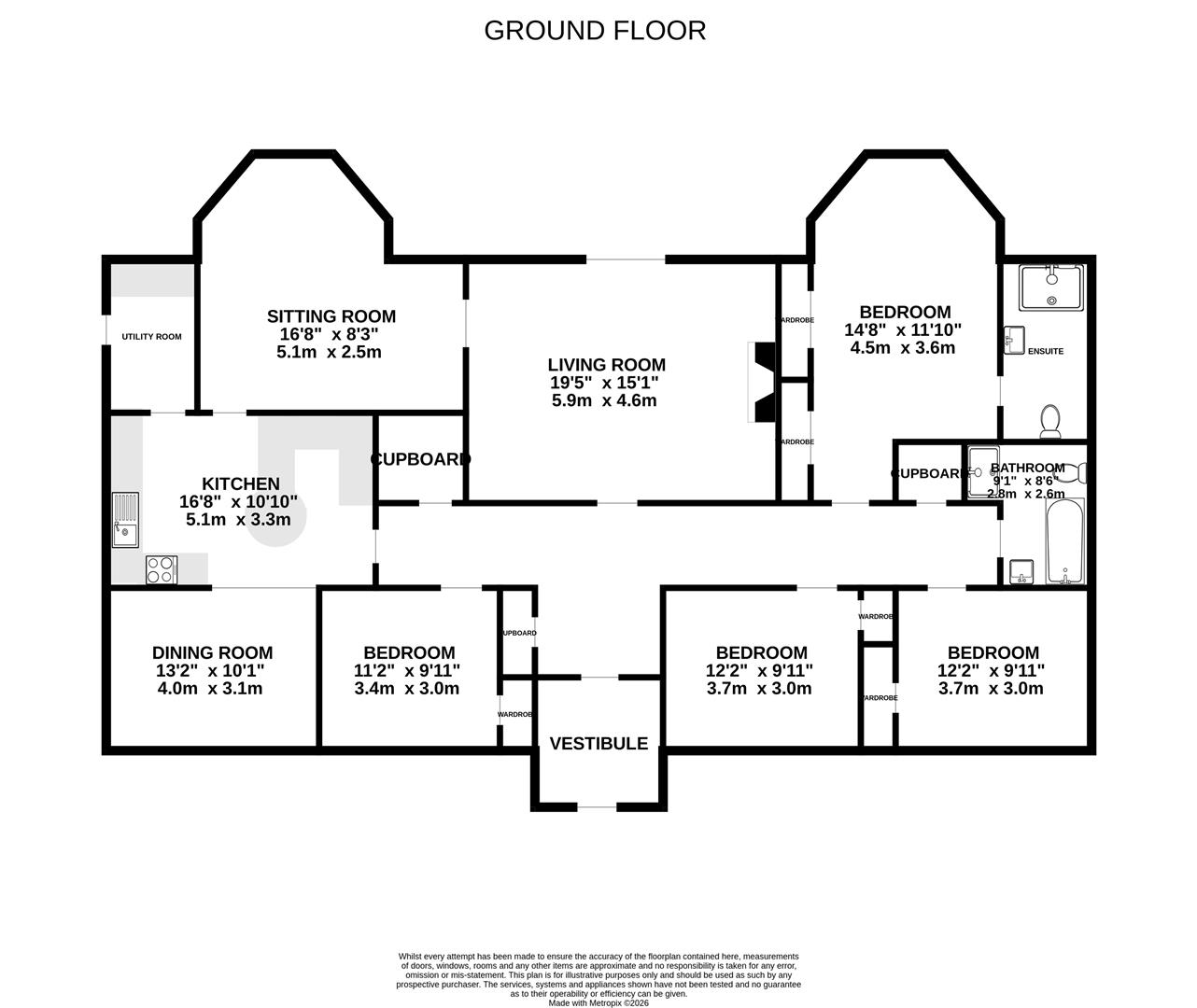 Lagan Tigh, Fortrose floorplan