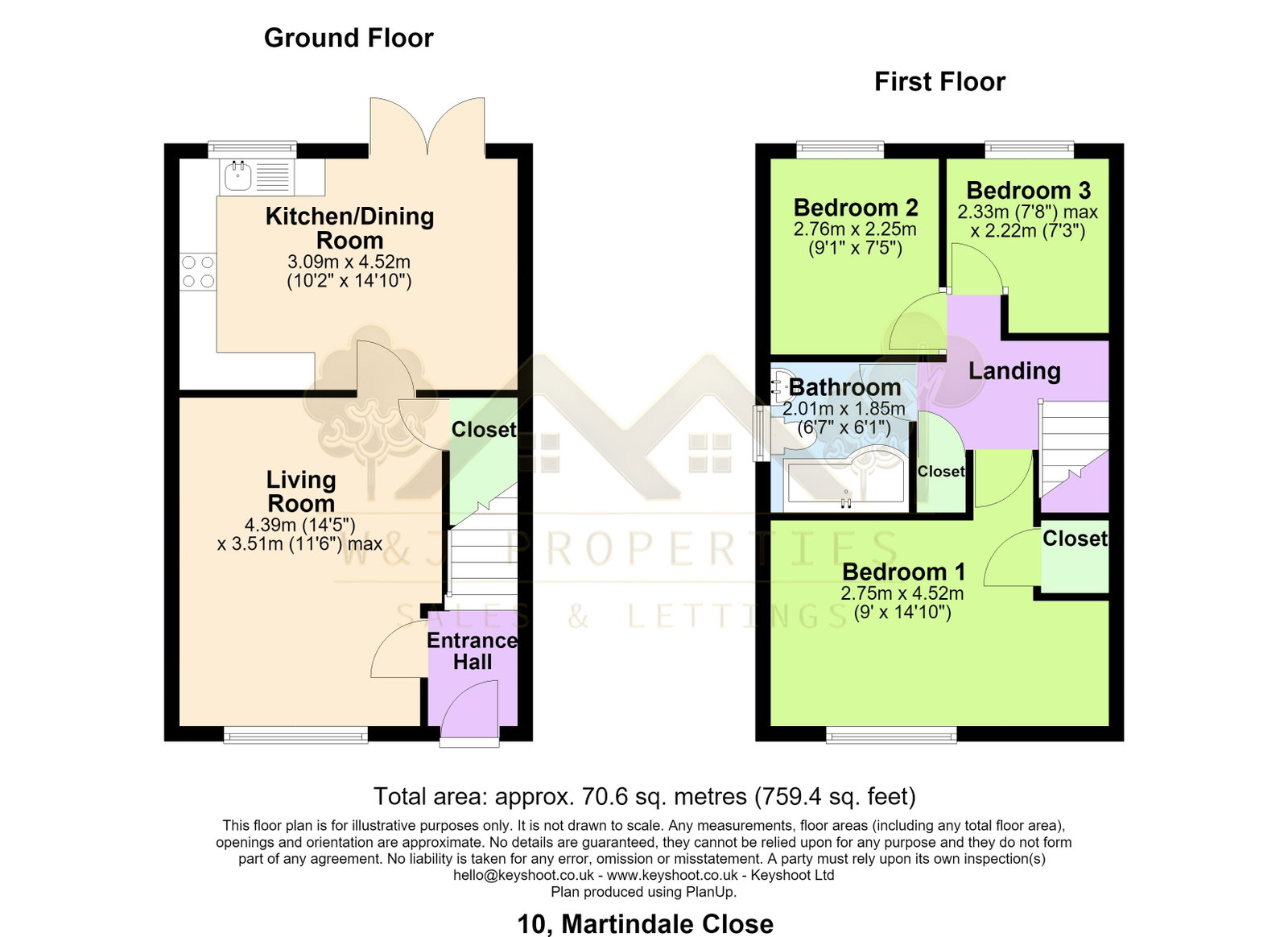 10, Martindale Close, Blackburn floorplan