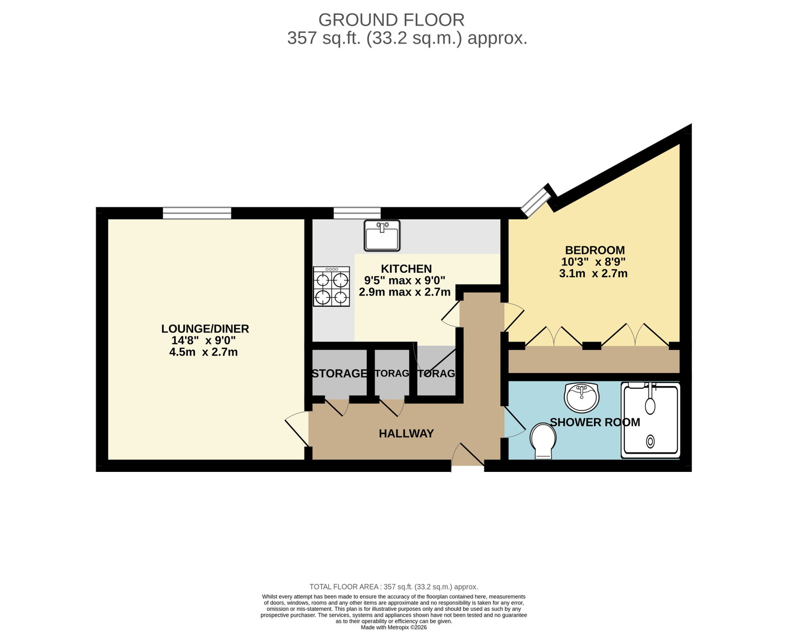 South Western House, Southampton floorplan