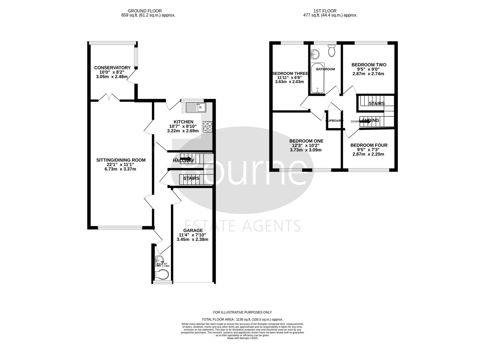 13, Llanaway Close, Godalming floorplan