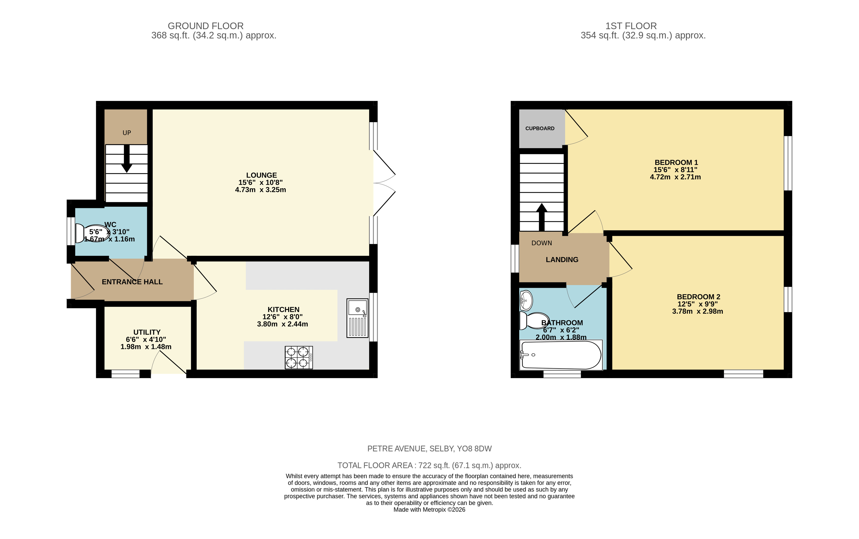 Petre Avenue, Selby floorplan