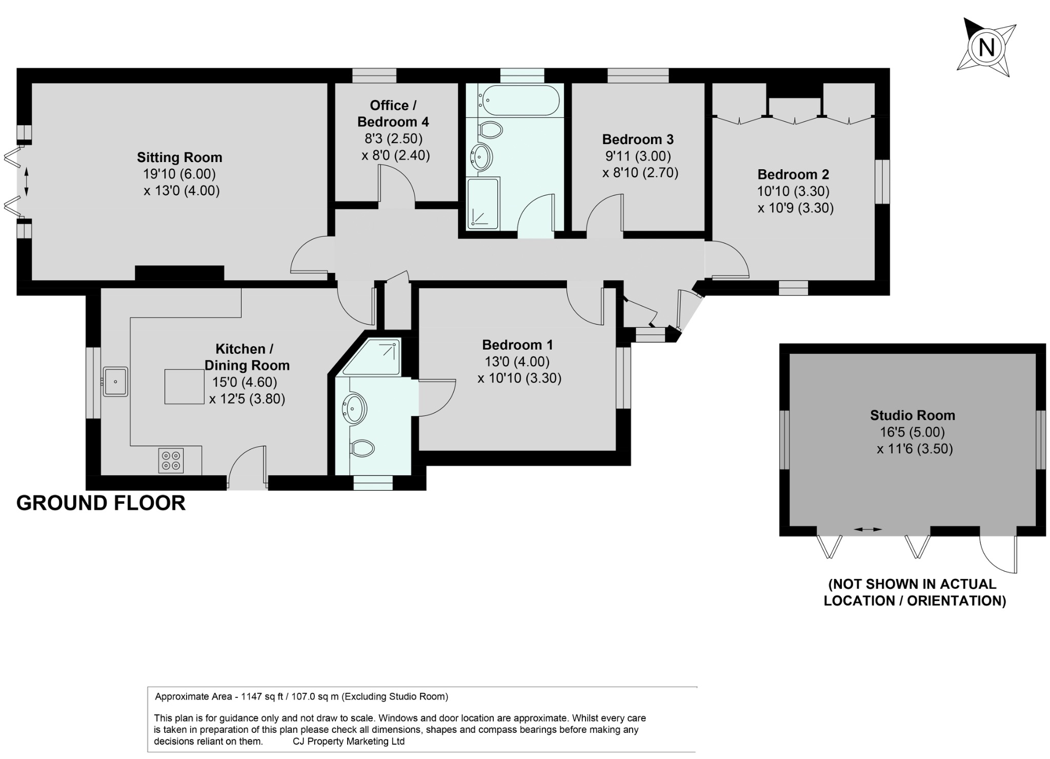 Karouba, Sycamore Rise, Chalfont Saint Giles floorplan
