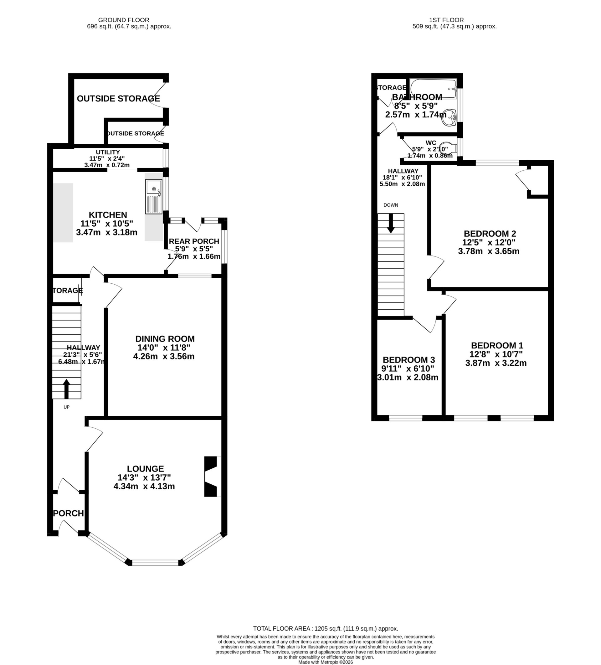 5,Hanley Villas, Ramsey floorplan