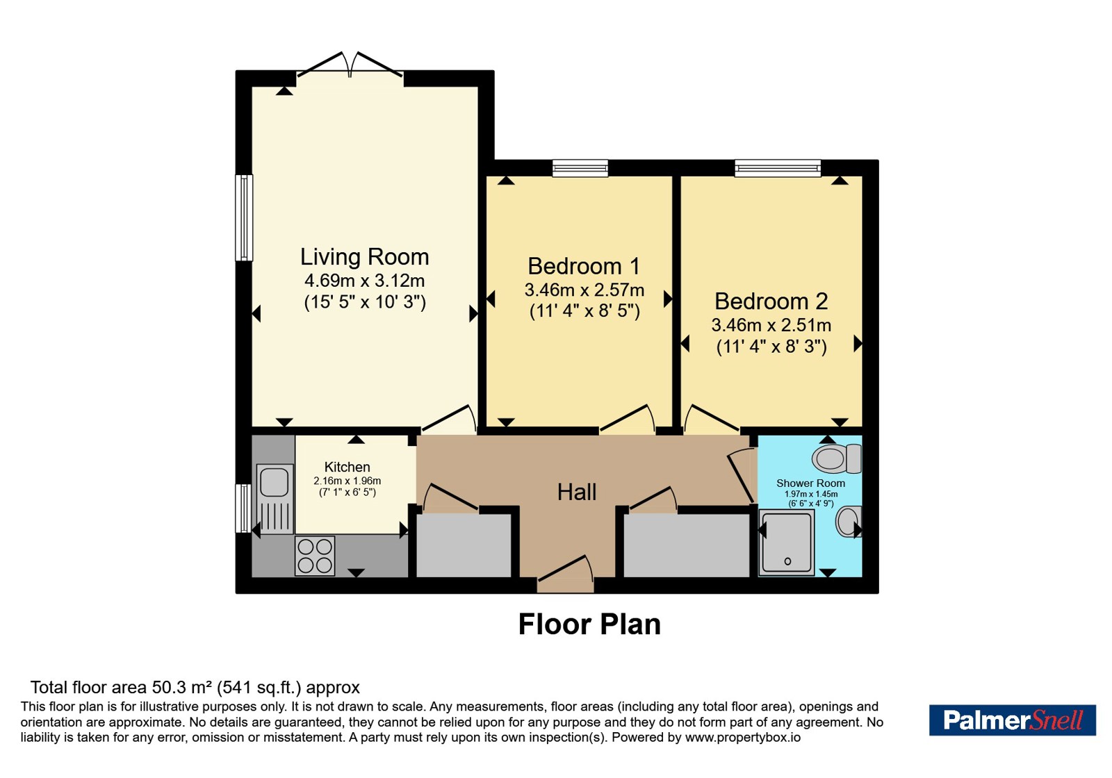 Flat 1, Jenner Court,, Stavordale Road, Dorset floorplan